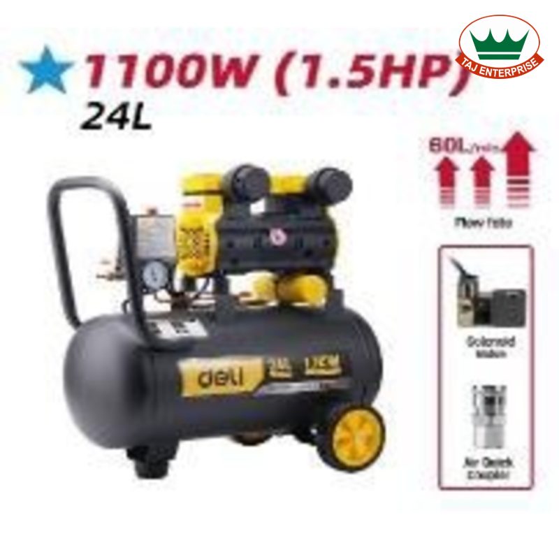 Air Compressor 1200W (24L Tank)