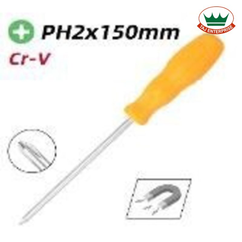 Phillips Screwdriver 6 x 150mm (Cr-V)