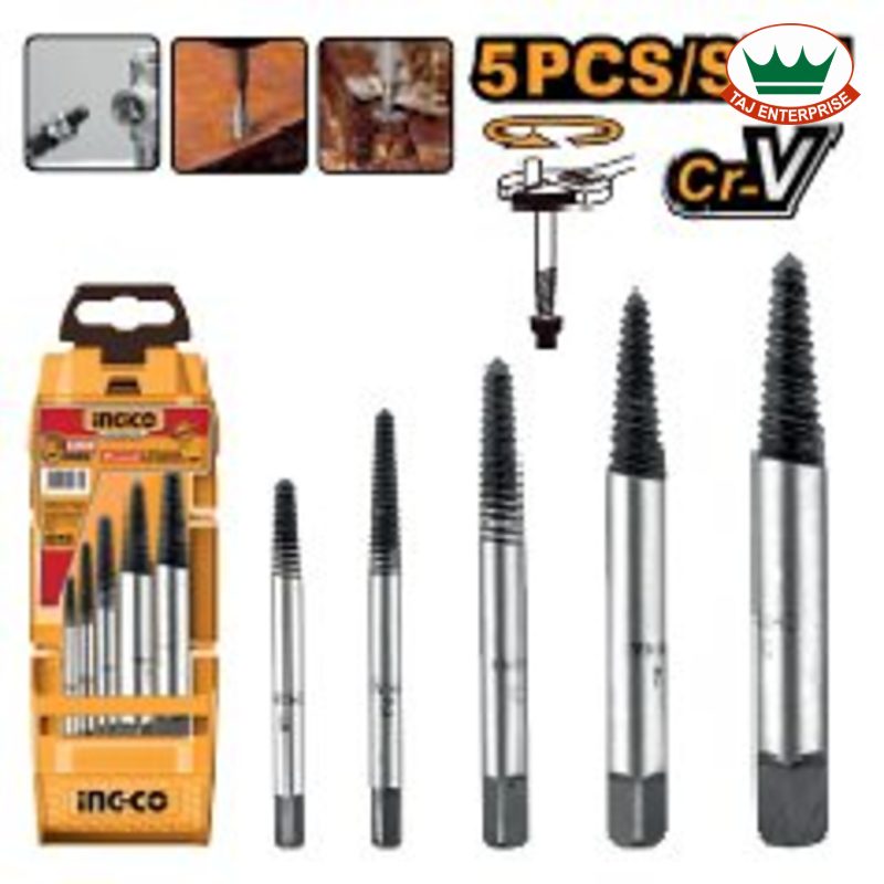 5 Pcs Screw Extractor Set