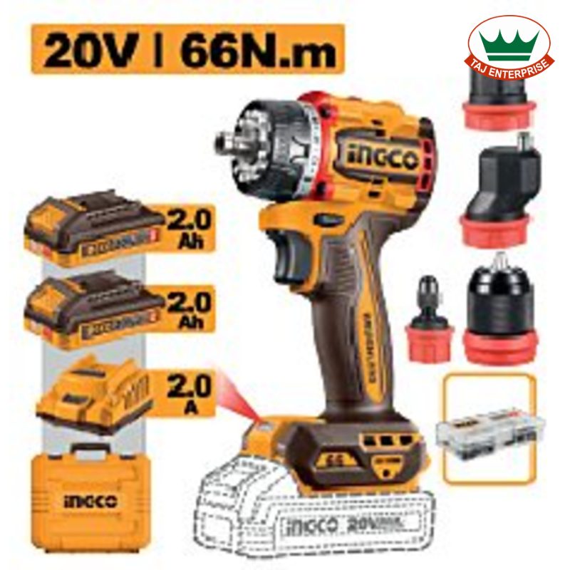 Cordless Multi-Head Drill Driver
