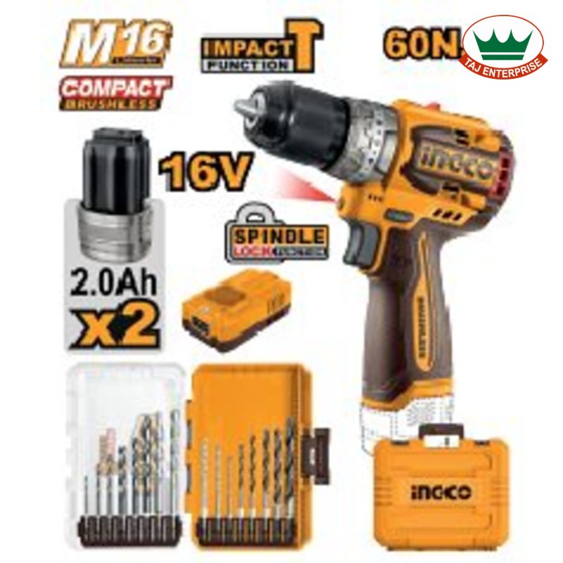 Compact Brushless Cordless Impact Drill