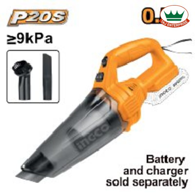 Cordless Vacuum Cleaner 20V (0.5L)