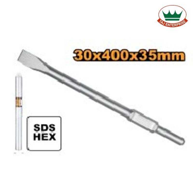 Hex Chisel (30 × 400 × 35mm Flat)