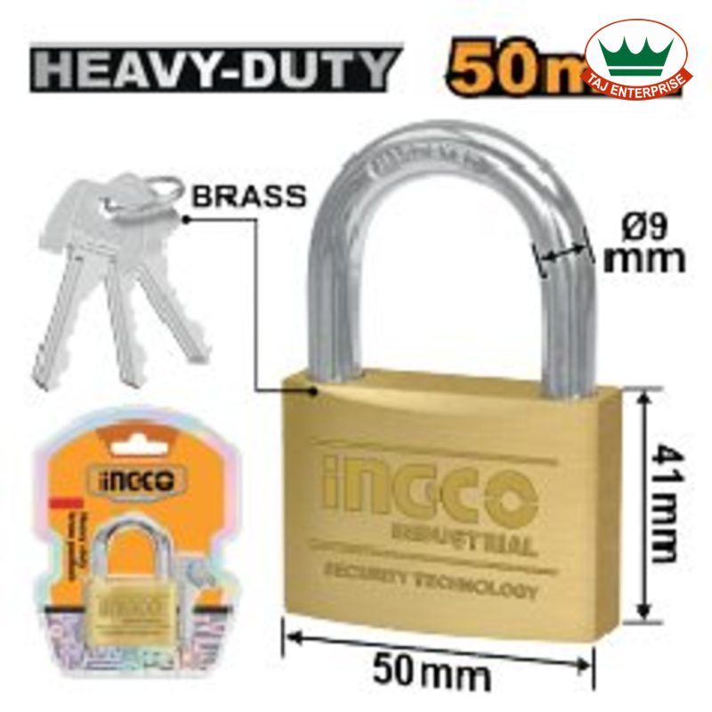 Heavy Duty Brass Padlock 50mm