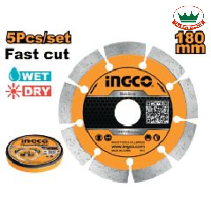 Diamond Disc Set (180mm, 5 Pcs)