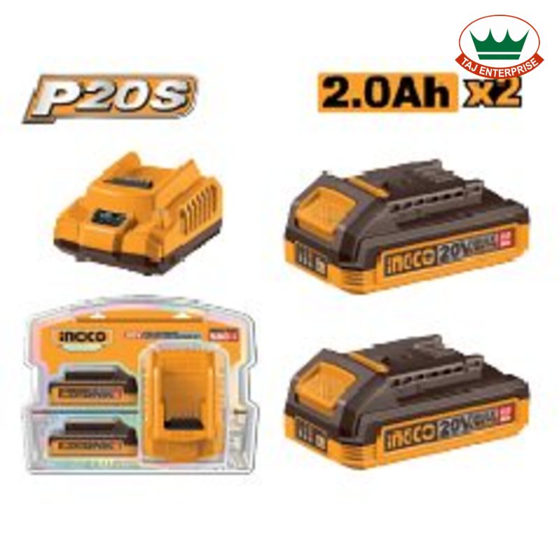 P20S Lithium-Ion Battery and Charger Kit 20V 2.0Ah