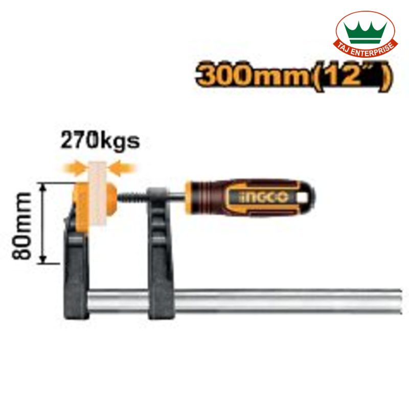F Clamp with Plastic Handle 80 x 300mm