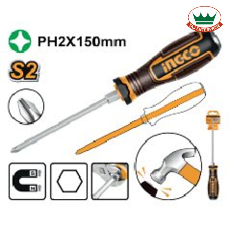 Phillips Go-Through Screwdriver (Magnetic)