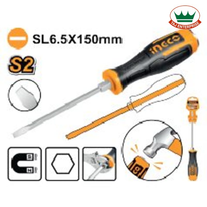 Slotted Go-Through Screwdriver