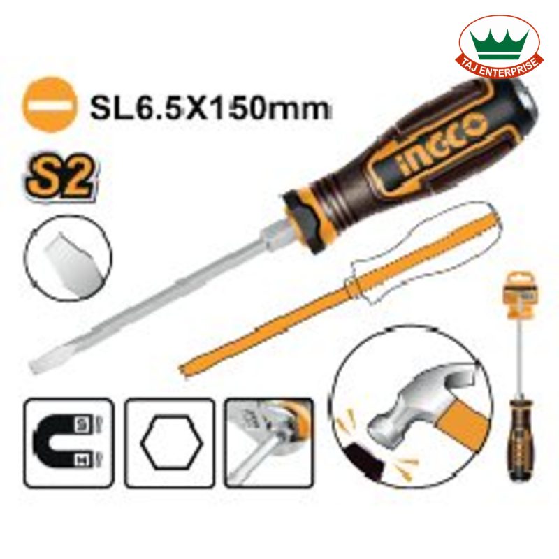Slotted Go-Through Screwdriver (Magnetic)