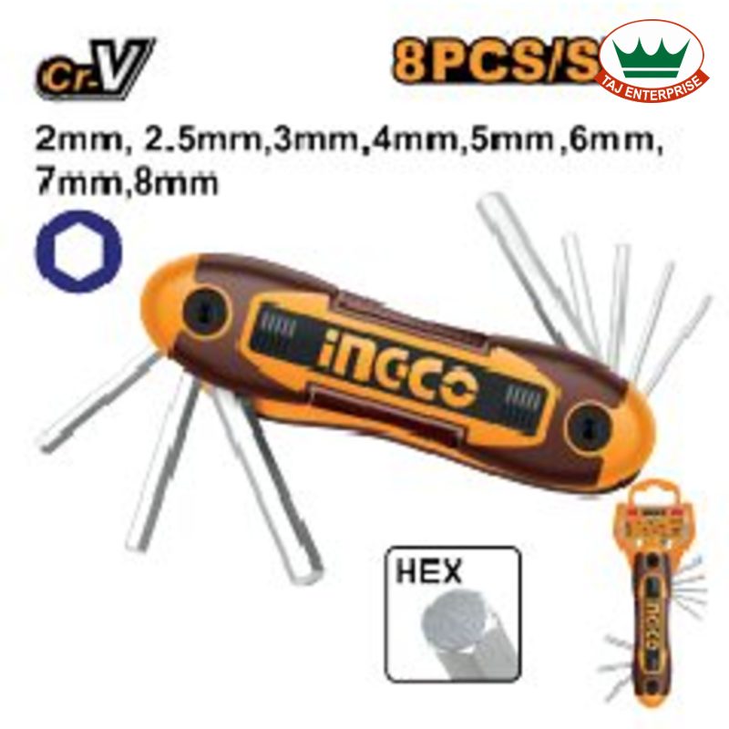 Hex Key (8 Pcs, Pocket)