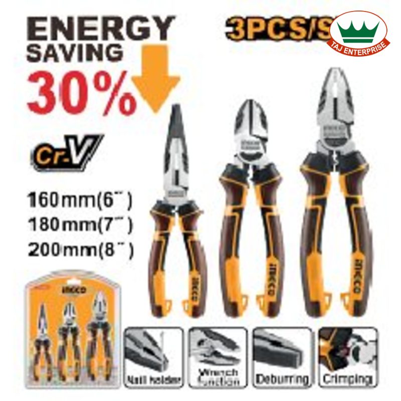 3 Pcs High Leverage Pliers Set (30% Less Effort)
