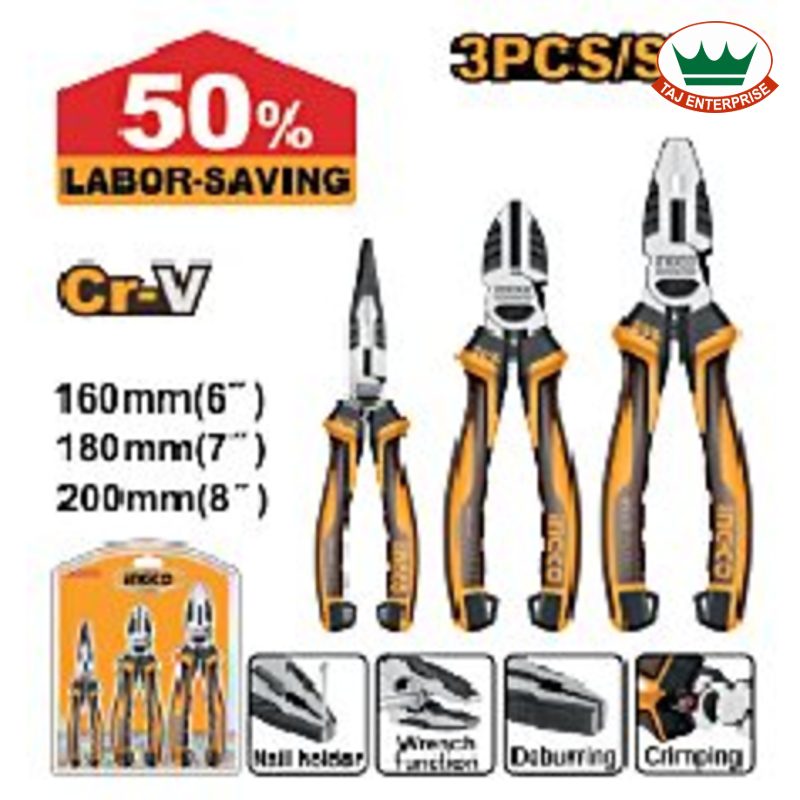 3 Pcs High Leverage Pliers Set (50% Less Effort)