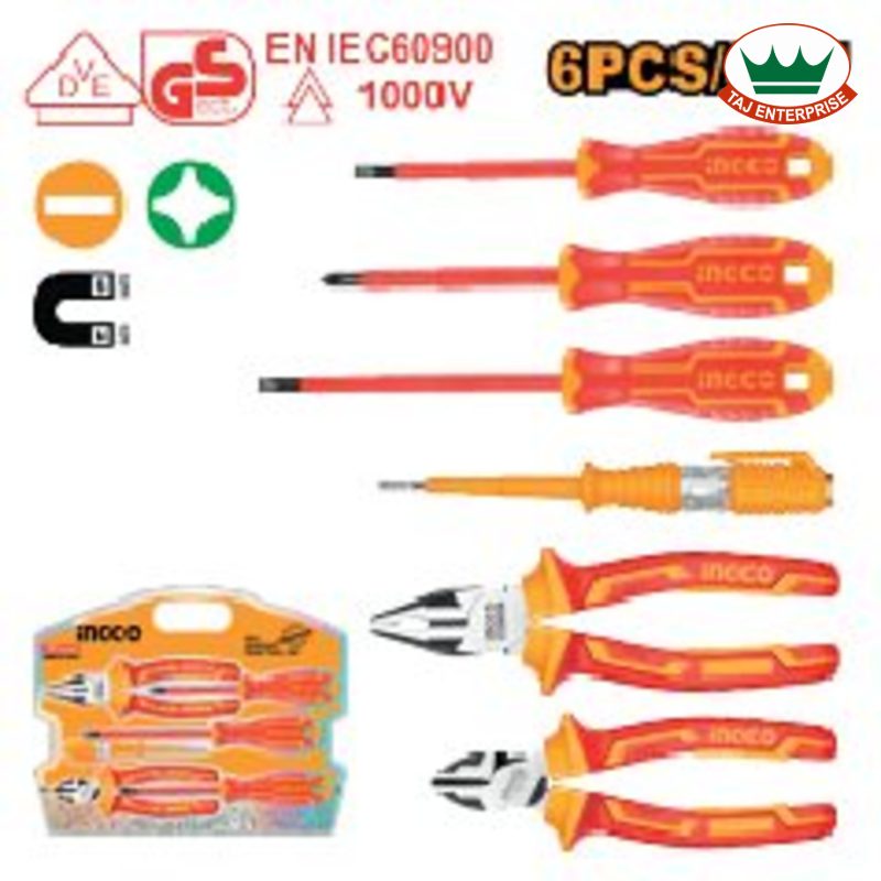 6 Pcs Insulated Hand Tools Set