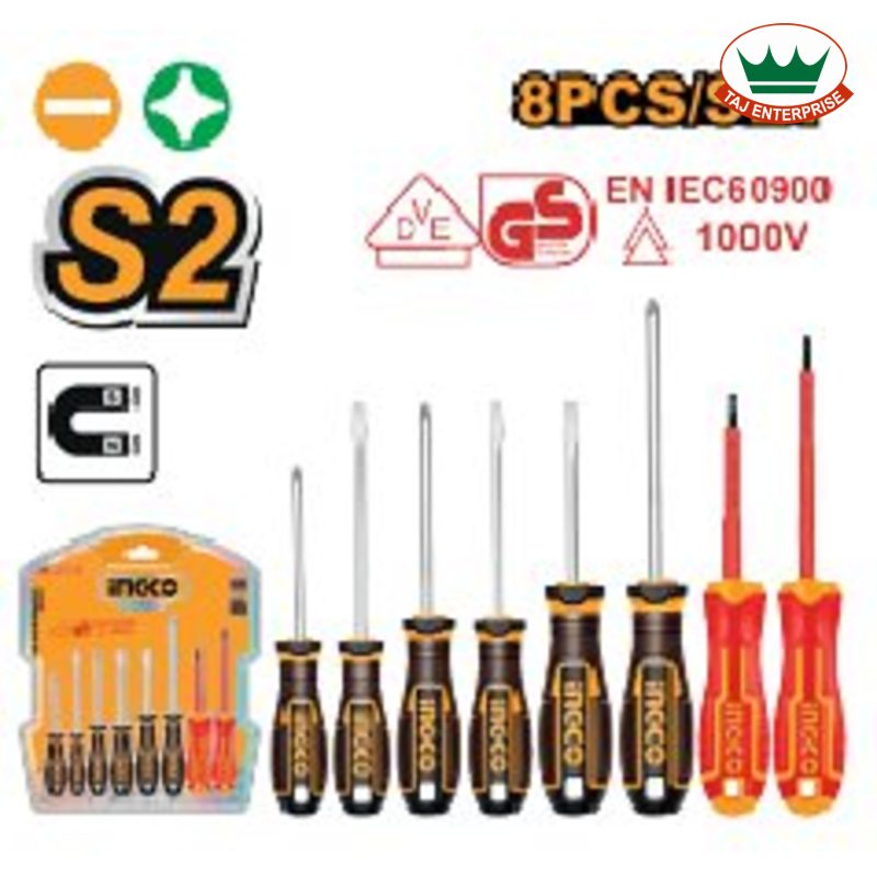 8 Pcs Screwdriver Set