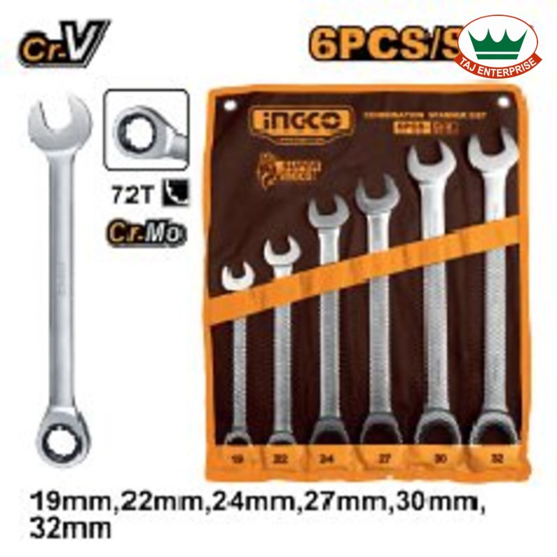 Ratchet Spanner Set