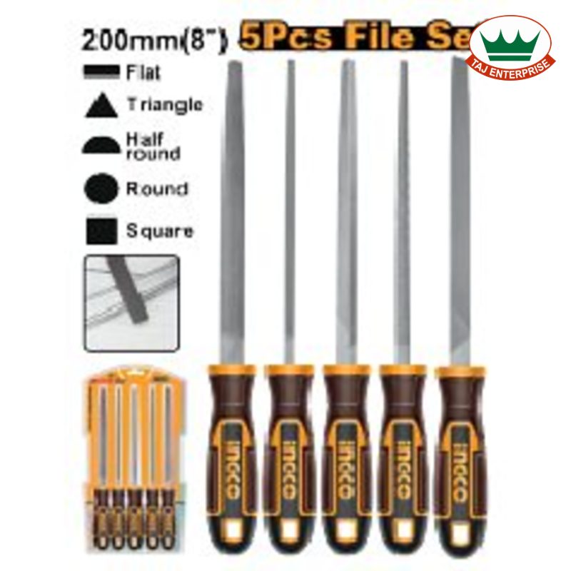 5 Pcs Steel File Set