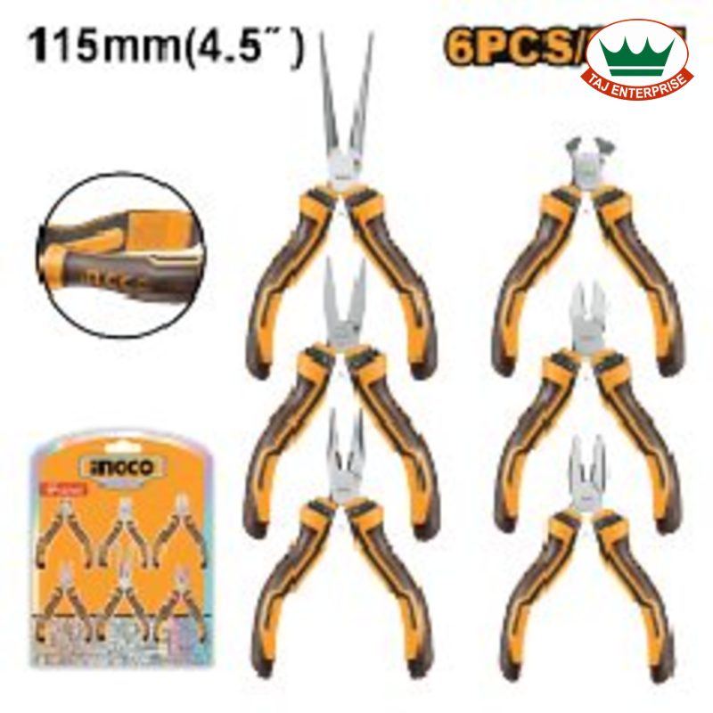 6 Pcs Mini Pliers Set