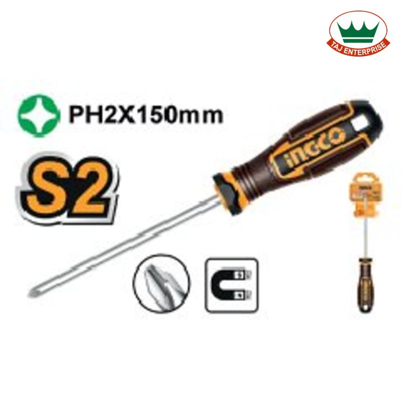 Phillips Screwdriver 6 x 150mm (S2, Magnetic)