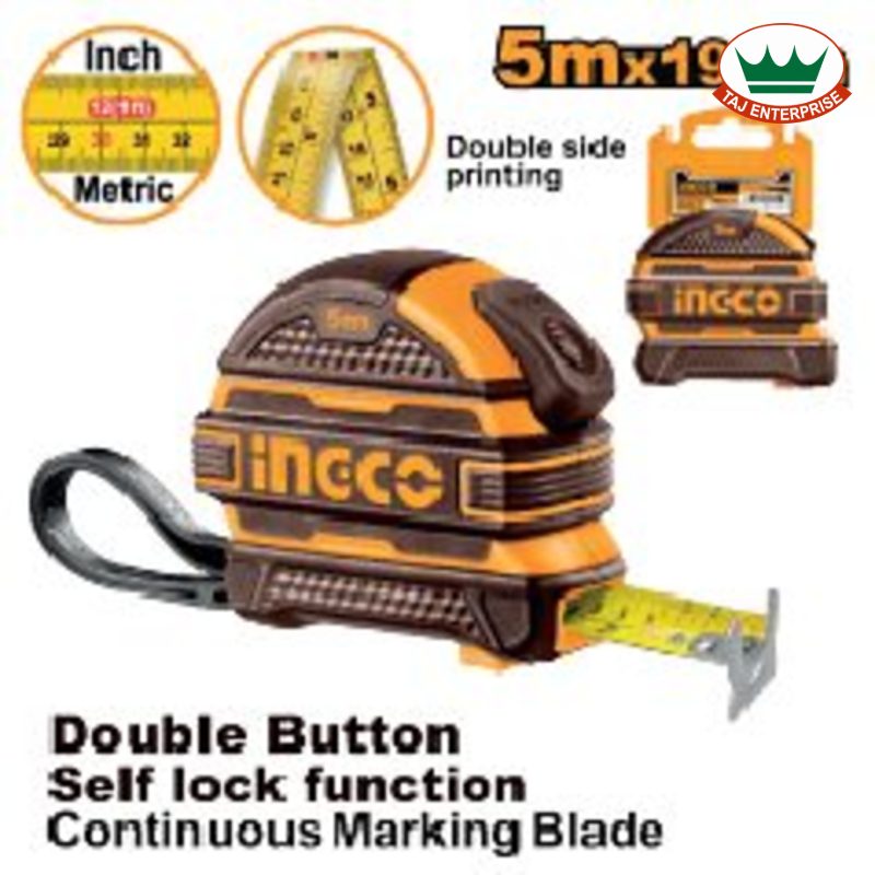 Steel Measuring Tape 5m (19mm, Self-Lock)