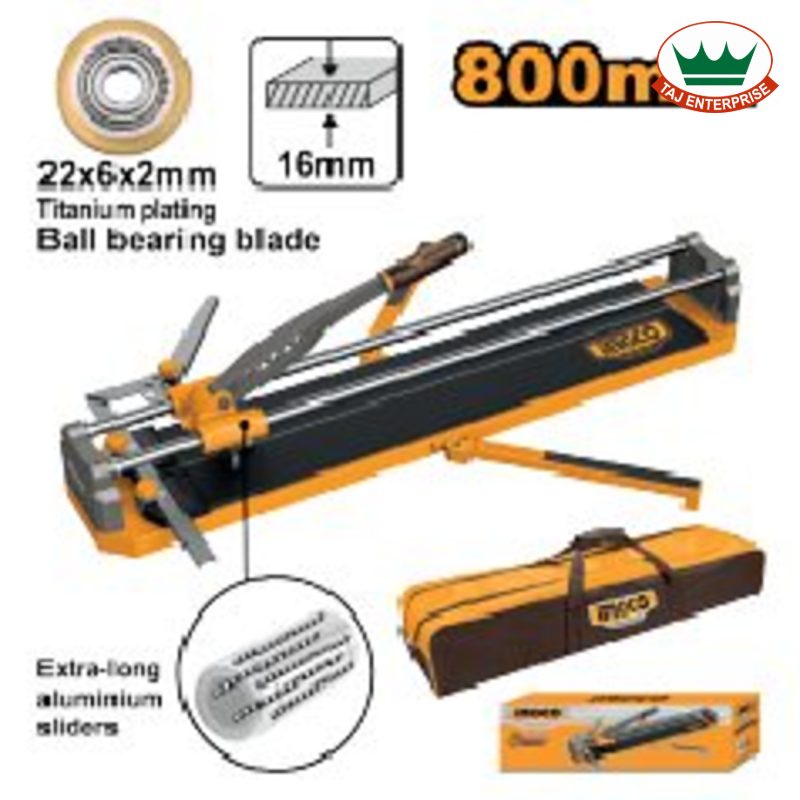 Tile Cutter 800mm (16mm Max Cut, Extra-Long Sliders)
