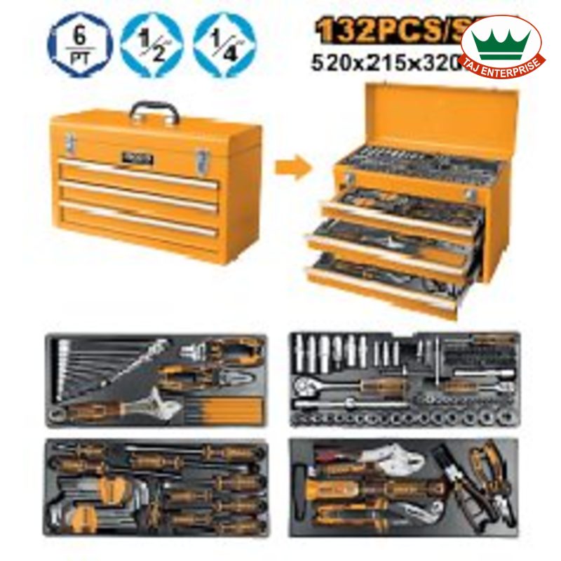 132 Pcs Tool Chest Set