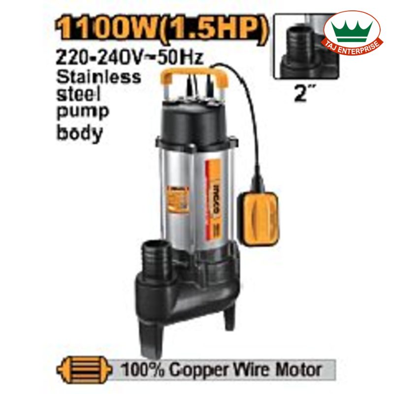 Sewage Submersible Pump 1100W