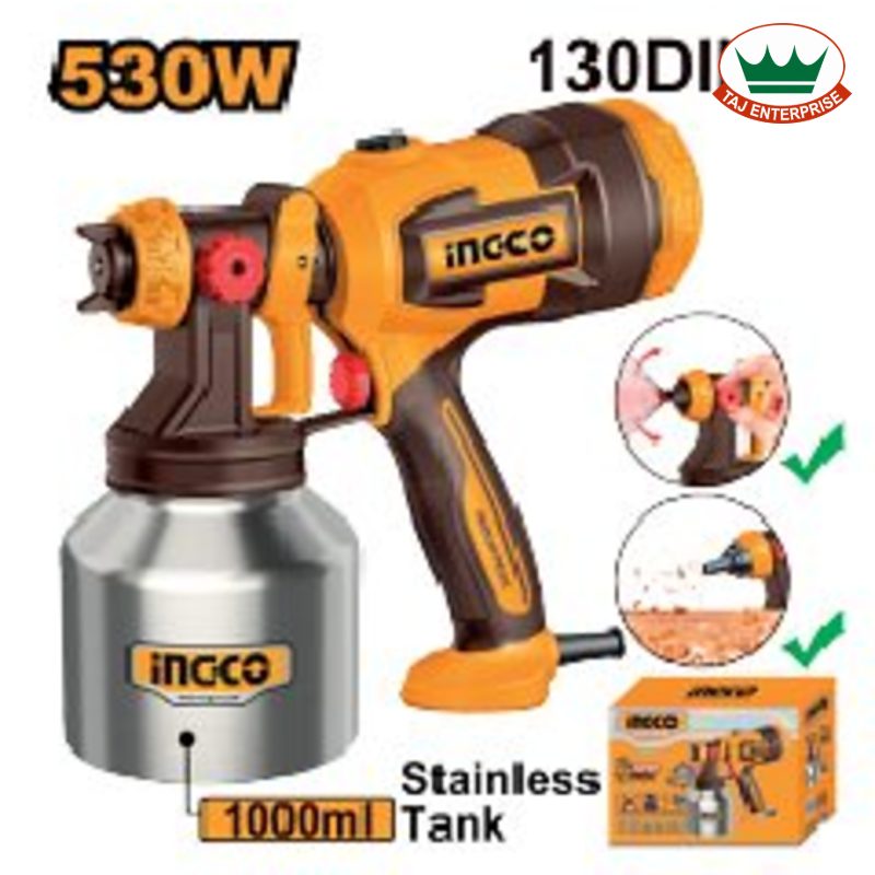 Spray Gun 530W (Stainless Container)