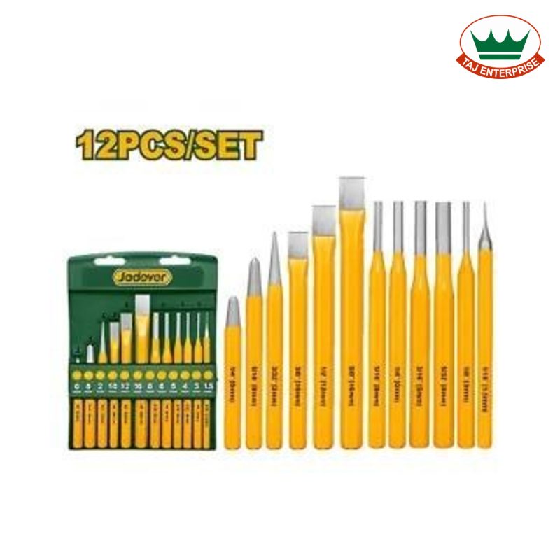 12 Pcs Cold Chisel and Punch