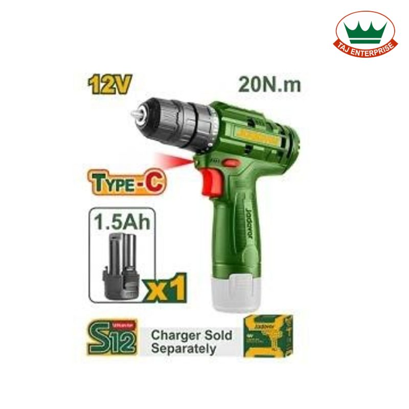 Cordless Drill 12V 20Nm 1x1.5Ah