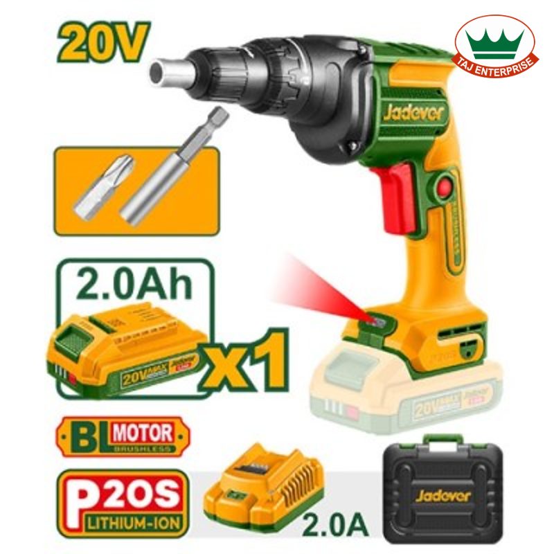 Cordless Drywall Screwdriver (Kit in Colour Box)