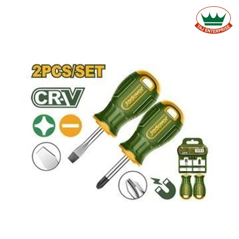 2 Pcs Screwdriver Set (Cr-V, 38mm)