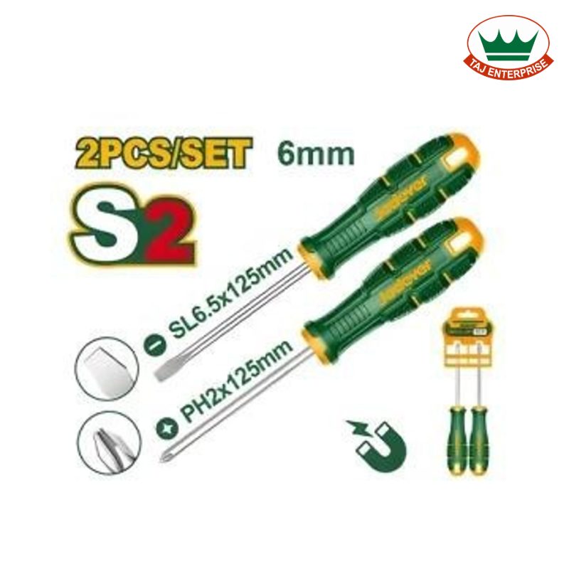2 Pcs Screwdriver Set (S2, 125mm)