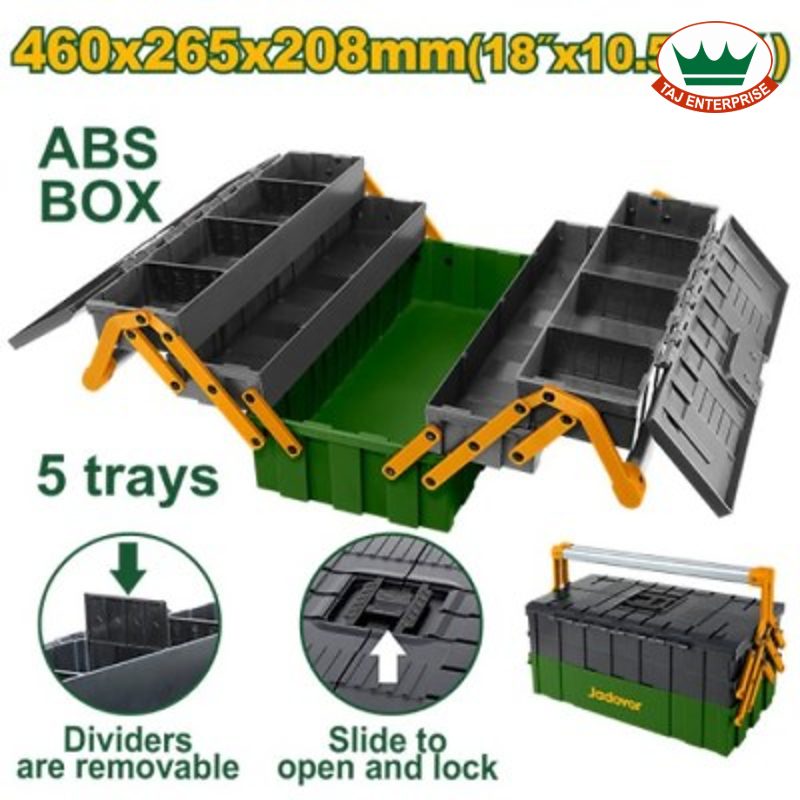 Plastic Tool Box (5 Trays)