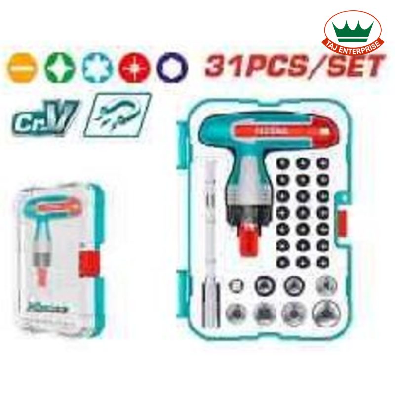 31 Pcs T-handle Wrench Screwdriver Set