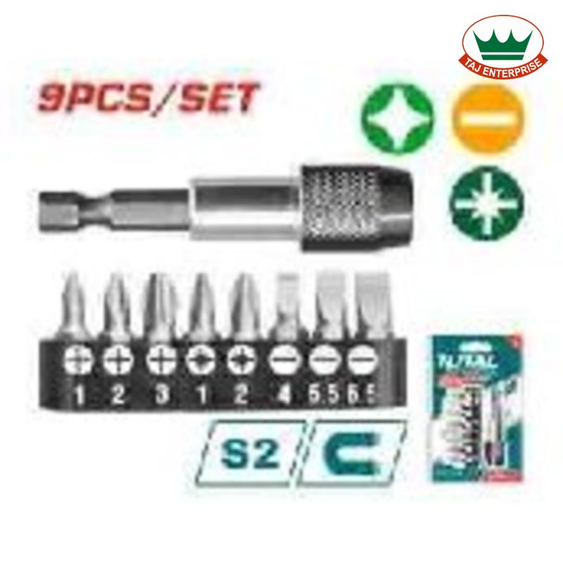 9 Pcs Screwdriver Bits Set