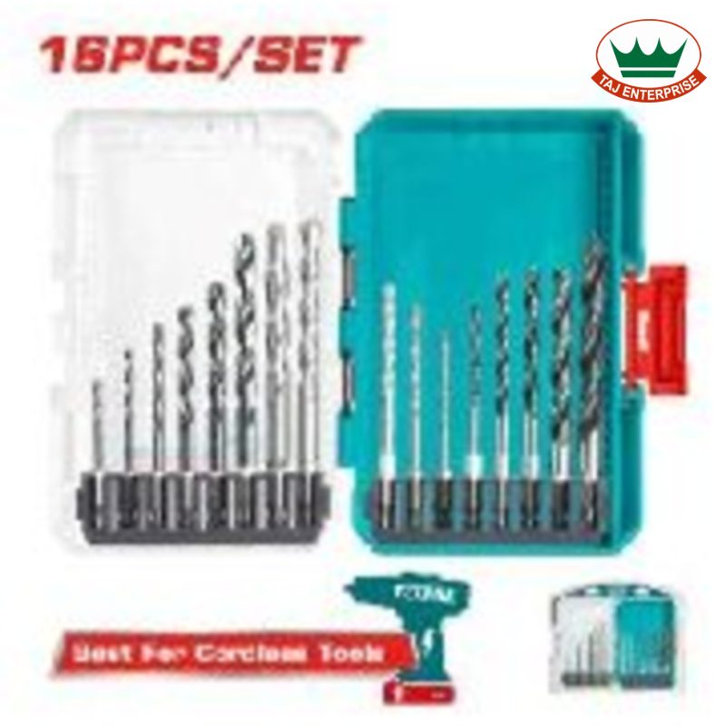 16 Pcs Metal, Multifunction Drill & Wood Drill Bits Set