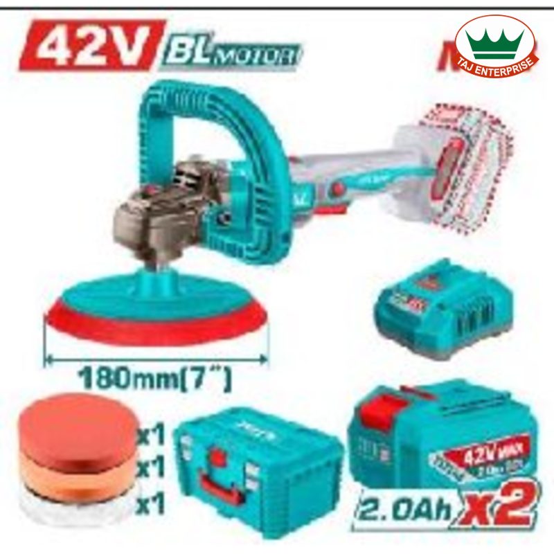 Cordless Polisher 42V (180mm, D-Handle)