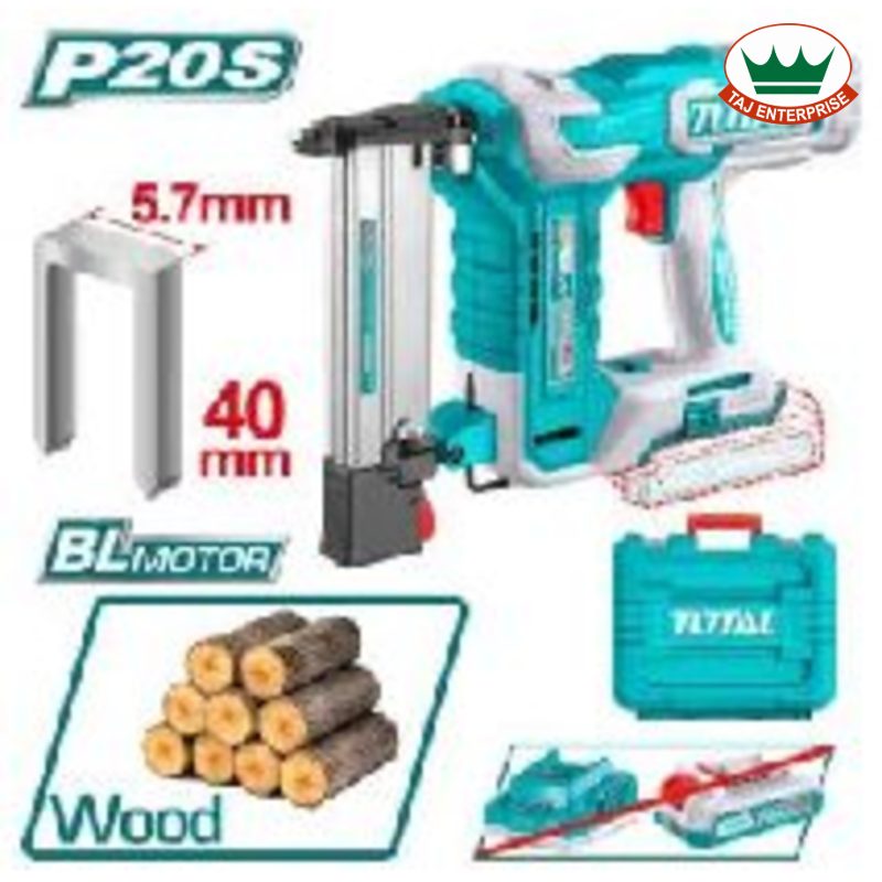 Cordless Crown Stapler Nailer