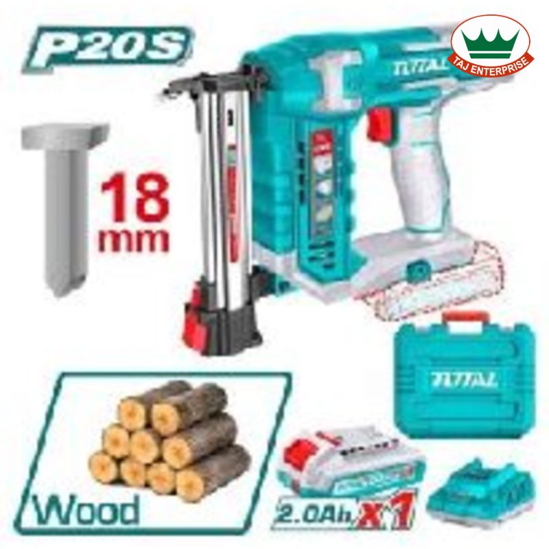 Cordless Brad Nailer 20V (ST18 Concrete Nails, with Battery & Charger)