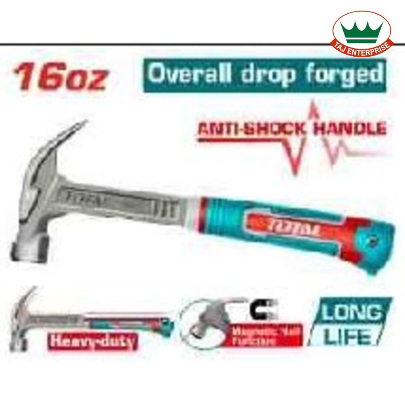 Claw Hammer Ani-Shock Handle For Heavy Duty
