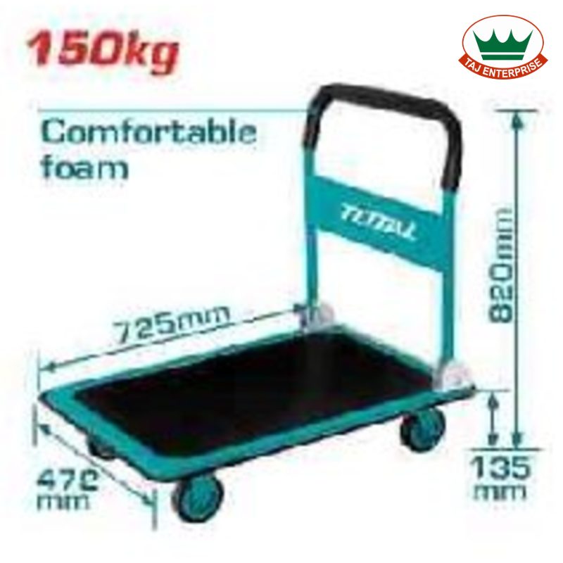 Foldable Platform Hand Truck 150kg Capacity