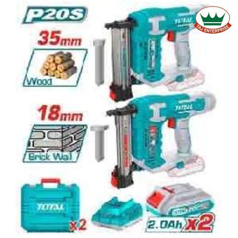 Cordless 2 Pcs Combo Kit 20V (Brad Nailer + Concrete Nailer)