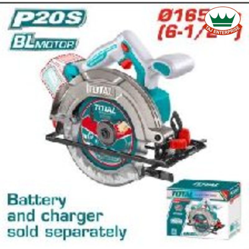 Cordless Circular Saw 20V (165mm, Tool Only)