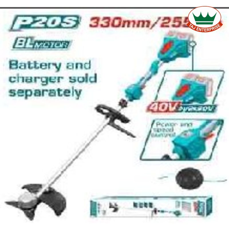 Lithium-Ion String Trimmer & Bush Cutter (No Battery & Charger)