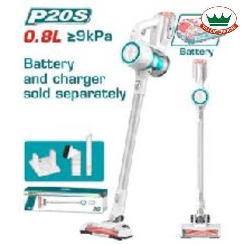 Cordless Vacuum Cleaner 20V (0.8L, 120W)