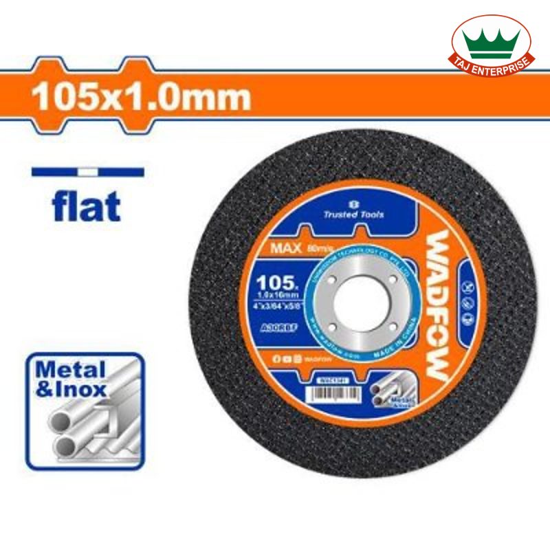 Abrasive Metal Cutting Disc 105mm(4")*1.0mm(3/64")*16mm(5/8")