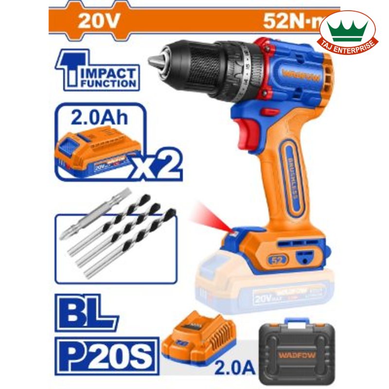 Compact Brushless Cordless Impact Drill
