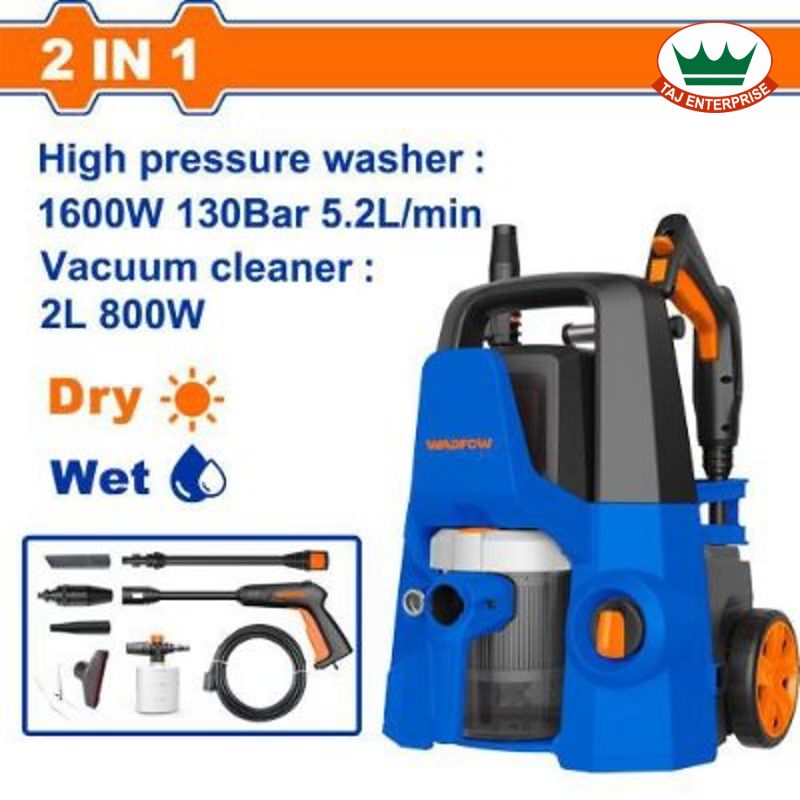 2-in-1 Pressure Washer& Vacuum Cleaner