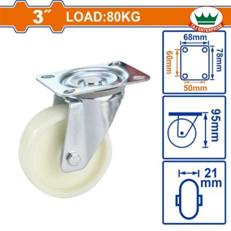 Caster Wheel 3" Swivel Caster